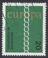 EUROPA CEPT 1971 - Yvert 538° - Germania | - 1971