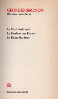 Bradé : Le Fils Cardinaud , La Fenetre Des Rouet , Le Bilan Malétras - Simenon