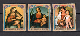 BURUNDI  PA  N° 313 à 315   NEUFS SANS  CHARNIERE COTE  4.50€    NOEL TABLEAUX - Unused Stamps