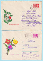 USSR 1967.1013-1019. Congratulations. Prestamped Covers (2), Used - 1960-69