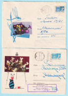 USSR 1967.1019. Nature Motifs. Prestamped Covers (2), Used - 1960-69
