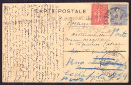 Postal Enviado 1932 De França Para RORIZ / NEGRELOS E Reendereçado Para Rua Da Cedofeita PORTO Portugal - Poststempel (Marcophilie)