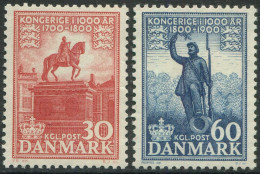 Dinamarca 1955 Correo 360/61 **/MNH Liberacion - 2 Sellos  - Nuevos