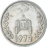 Algérie, 1 Dinar, 1972, Nickel, TTB - Algeria