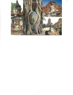 Thailand  - Postcard Used  - Wat Mahathat, Ayutthaya - 2/scsns - Thaïlande