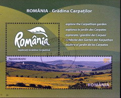 2010 - Roumanie - Jardin Des Carpates Mi No Block  473 - Gebruikt
