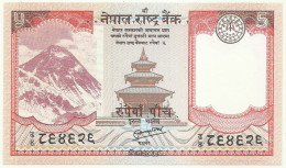 NEPAL - 5 Rupees - 2012 ( 2013 ) - P 69 - Sign. 19 - UNC. - Nepal Rastra Bank - Népal