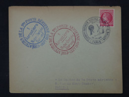 C1 FRANCE BELLE LETTRE  1946 SIEGE DE PARIS 1870  1ER AEROSTIERS  +BALLON MONTé +AEROPHILATELIE +AFF. PLAISANT - 1927-1959 Brieven & Documenten