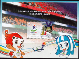 2010 - Jeux Olympiques De Singapour Mi No Block 474 - Usado