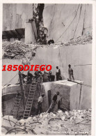 CARRARA - LE CAVE DI MARMO F/GRANDE VIAGGIATA 1948 ANIMAZIONE - Carrara