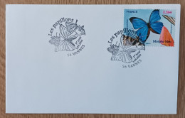 FDC 2010 - YT N°4497 - LES PAPILLONS / MORPHO BLEU - VANNES - 2010-2019