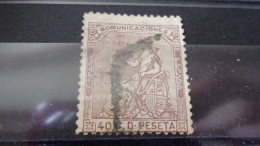 ESPAGNE TIMBRE OBLITERE  YVERT N° 135 - Used Stamps