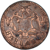 Monnaie, Barbade, Cent, 1981 - Barbados