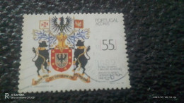 PORTEKİZ-1980- 00---       55ESC      USED            AÇORES - Gebraucht