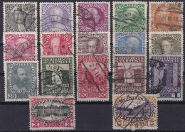 AUSTRIA 1908 - Canceled - ANK 139-155 - Used Stamps