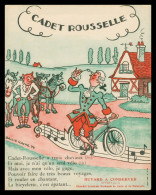 * Buvard - Cadet Rousselle - Comptine - Illustration BAILLE HACHE - CHAMBRE SYNDICALE NATIONALE CYCLE ET MOTOCYCLE - Bikes & Mopeds
