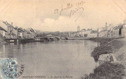 FRANCE - 02 - CHATEAU THIERRY - Le Quai De La Poterne - Carte Postale Ancienne - Chateau Thierry