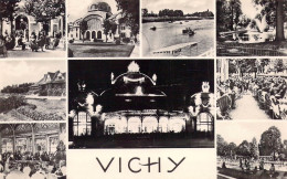 FRANCE - 03 - VICHY - Multivues De La Ville - Edition Du Globe - Carte Postale Ancienne - Vichy