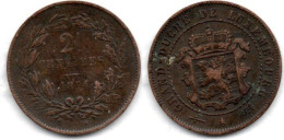 MA 24107 / Luxembourg 2.5 Centimes 1854 TB+ - Lussemburgo