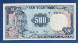 VIETNAM South - P.23 – 500 DONG ND (1966) XF/aUNC-, S/n Y7 890265 - Viêt-Nam