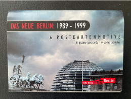 Postkarten Set Mit 6 Schöne Motive In Einer Pappummantelung, Das Neue Berlin: 1989 - 1999 Ungelaufen - Buch