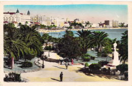 FRANCE - 06 - CANNES - Les Jardins Et Les Grands Hôtels De La Croisette - Carte Postale Ancienne - Cannes