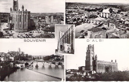FRANCE - 81 - ALBI - Souvenir D'Albi - Multi Vues - Carte Postale Ancienne - Albi
