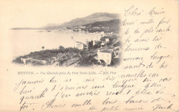 FRANCE - 06 - MENTON - Vue Générale Prise Du Pont Saint Louis - Carte Postale Ancienne - Menton