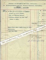 1930 NAVIGATION COMMERCE CHAMPAGNE Messageries Maritimes > INDE Pondichery Selvaradjalou Shipping Contract. VAPEUR Rohna - 1900 – 1949