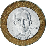 Monnaie, République Dominicaine, 5 Pesos, 2002 - Dominicana