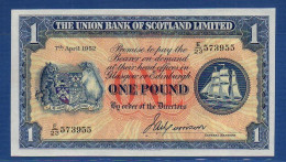 SCOTLAND - P.S816 – 1 POUND 01.04.1952 AUNC, S/n E/23 573955 - 1 Pond