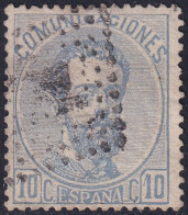 Spain 1873 Sc 181 España Ed 121 Used Rombo De Puntos Cancel - Usados