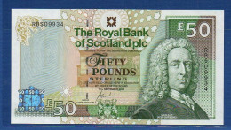SCOTLAND - P.366 – 50 POUNDS 2005 UNC, S/n RBS 09934 -  "New Bank Headquarters At Gogarburn" Commemorative Issue - 50 Pounds