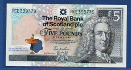 SCOTLAND - P.369 – 5 POUNDS 2014 UNC, S/n RCE399779 "Ryder Cup" Commemorative Issue - 5 Pond