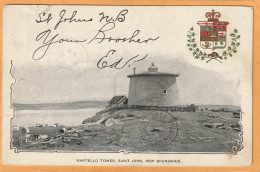 St. John New Brunswick Canada Old Postcard - St. John