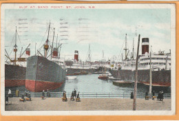 St. John New Brunswick Canada Old Postcard - St. John