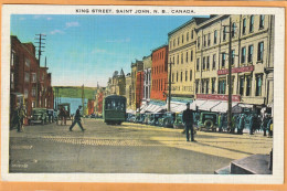 St. John New Brunswick Canada Old Postcard - St. John