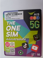 THAILAND  GSM SIM CARD / THE ONE SIM/ 5G/MINT IN ORIGINAL PACKING/ MINT /NEW          **14352** - Thaïland