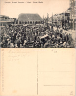 Russian Empire Latvia, Libau (Liepāja, Libave, Libava) Jewish Market Judaica - Lettonie