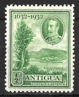 ANTIGUA.....KING GEORGE V..(1910-36..).....HALFd.....SG81........MH.... - 1858-1960 Colonia Britannica