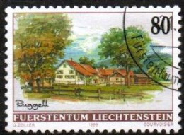 LIECHTENSTEIN - 1999  , MI 1192, DORFANSICHTEN, GESTEMPELT - Gebraucht