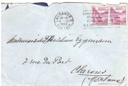 1938 ANNULLO TARGHETTA LETTERA - Postage Meters