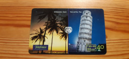 Phonecard Brazil - Pisa, Italy - Brasilien