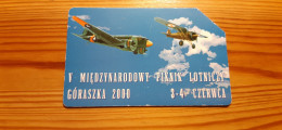 Phonecard Poland - Airplane - Pologne