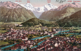 SUISSE,SCHWEIZ,SVIZZERA,SWITZERLAND,HELVETIA,SWISS ,BERNE,INTERLAKEN,1911,RARE - Berne