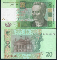 UKRAINE P120e 20 HRYVNII 2016. UNC. - Ucraina