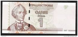 TRANSNISTRIE  P42   1    RUBLE     2007   UNC. - Sonstige – Europa