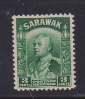 SARAWAK - 1934  Charles Brooke 3c  Never Hinged Mint - Sarawak (...-1963)