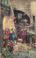 RELIGION - Christianisme - MATTEO, XXI, 9 - Carte Postale Ancienne - Schilderijen, Gebrandschilderd Glas En Beeldjes