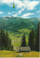 Klosters (Grisons, Svizzera) Madrisa Bergbahn Mit Blick Auf Klosters Und Gatschiefer, Vue, Panorama, View, - Klosters